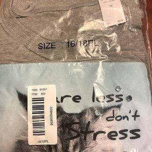 Justice 16-18 girls tshirts